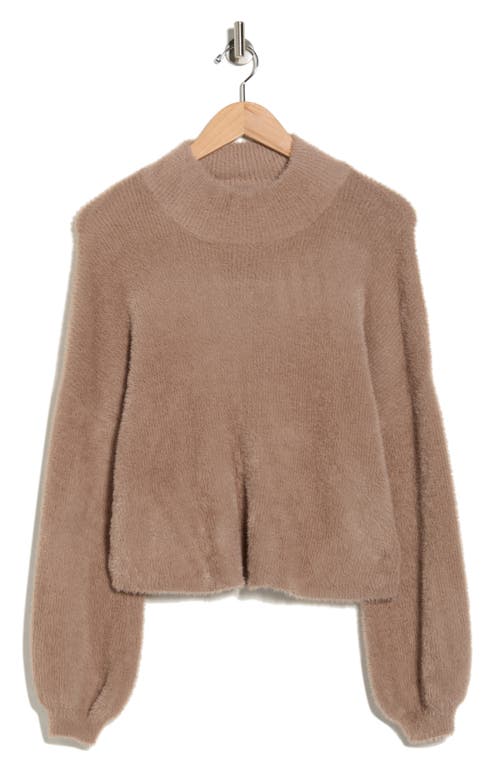 Truth Balloon Sleeve Top In Brown