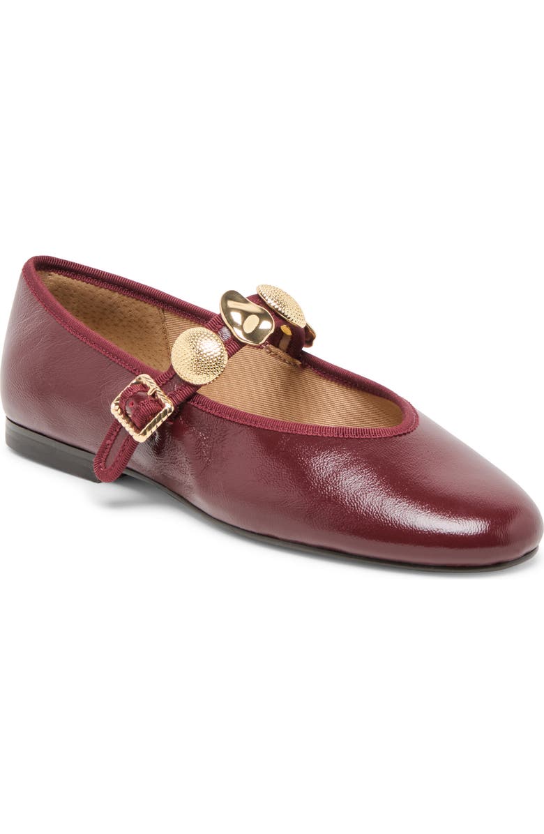 Dolce Vita Relan Mary Jane Ballet Flat, Main, color, Oxblood Leather