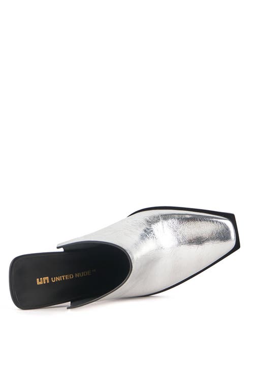 United Nude Women's Rockit Mule Ii - Silver In Silver