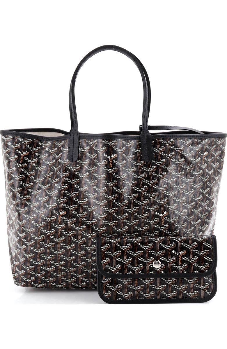 Pre-Owned Goyard Saint Louis Tote Coated Canvas PM, Alternate, color, Black