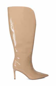 Kay Faux Leather Knee High Boot