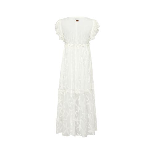 Vilebrequin Starfish Long Transparent Silk Dress In White