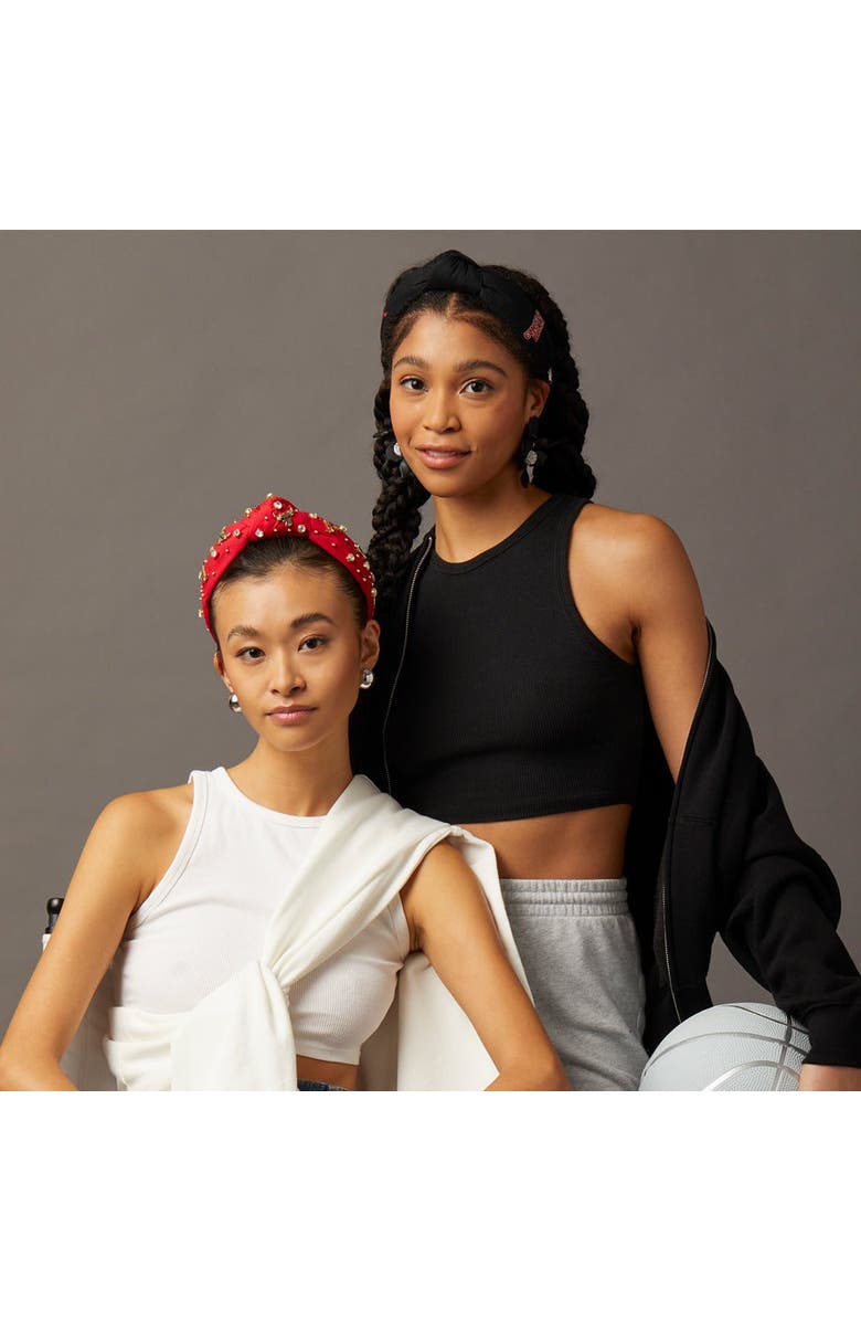 Lele Sadoughi NBA Chicago Bulls Embellished Headband, Alternate, color,