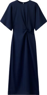 MANGO Side Knot Dress