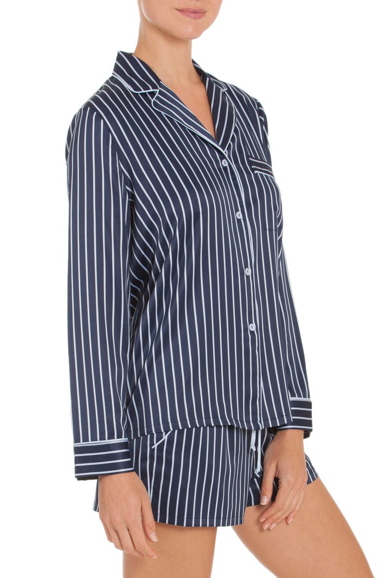 Short Pajamas, Alternate, color, NAVY STRIPE