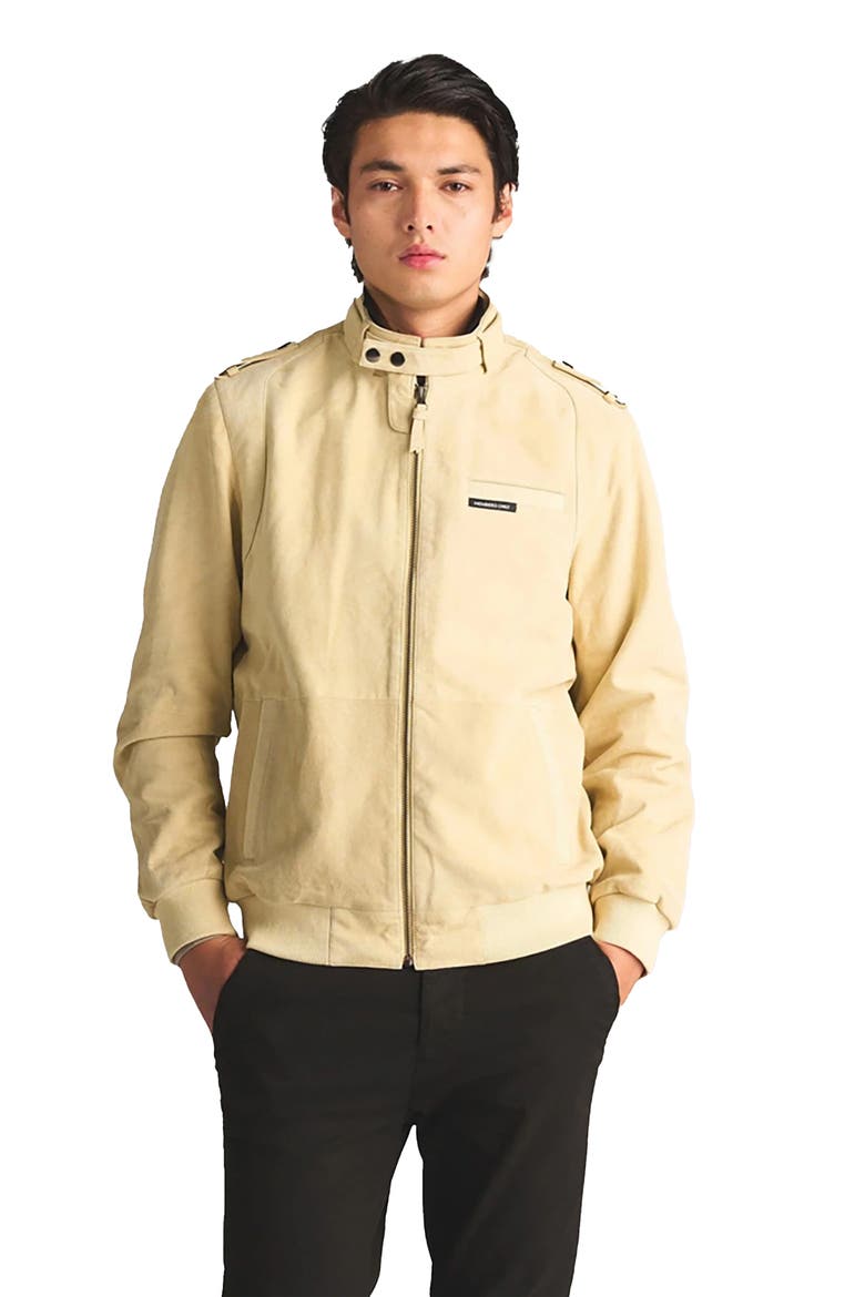 Men's Soft Suede Iconic Jacket, Alternate, color, Chamois