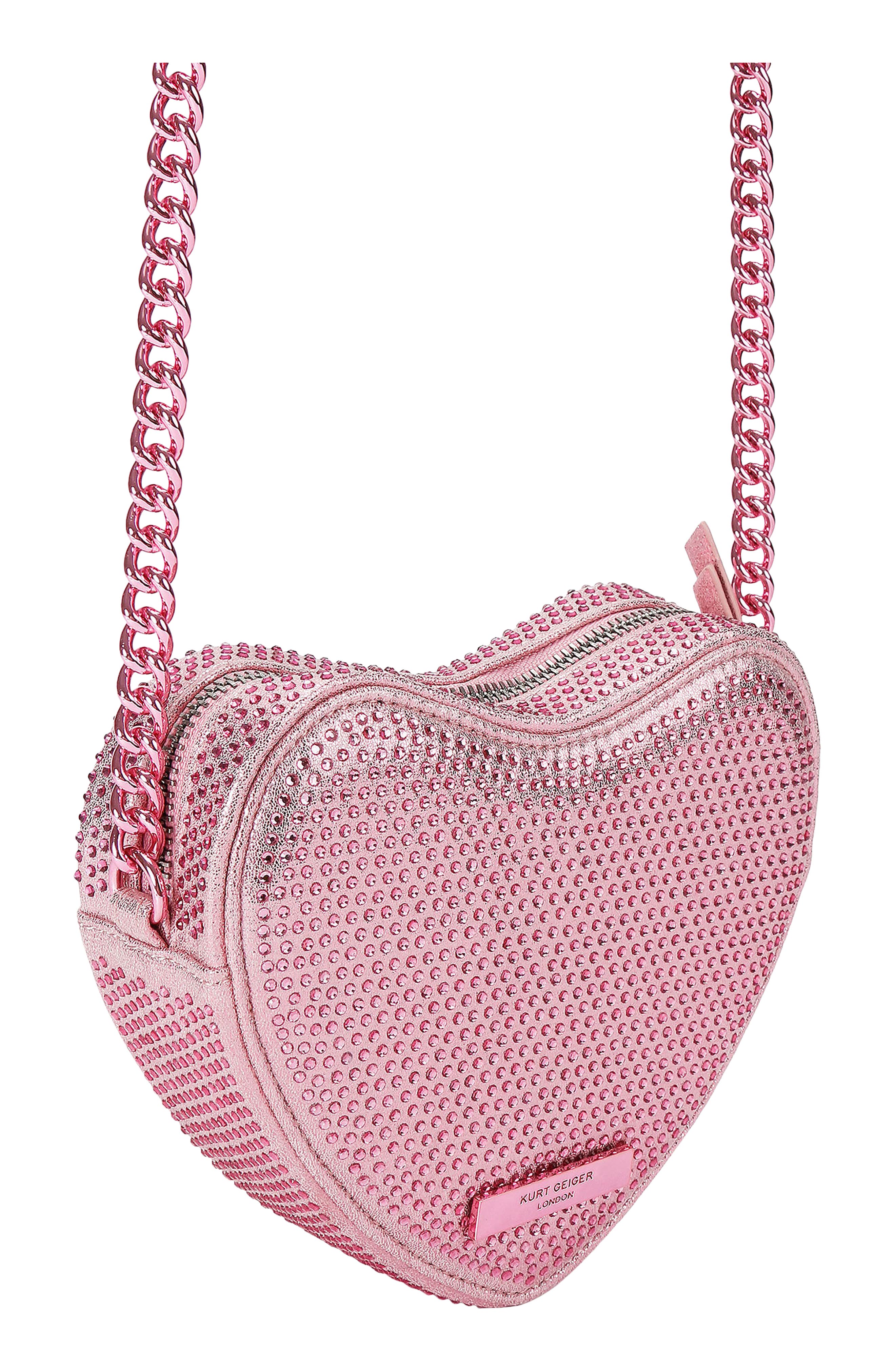 Kurt Geiger London Kensington Heart Crossbody Bag, Alternate, color, 