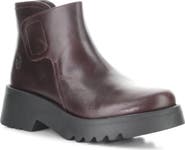 Fly London Mufe Platform Wedge Bootie