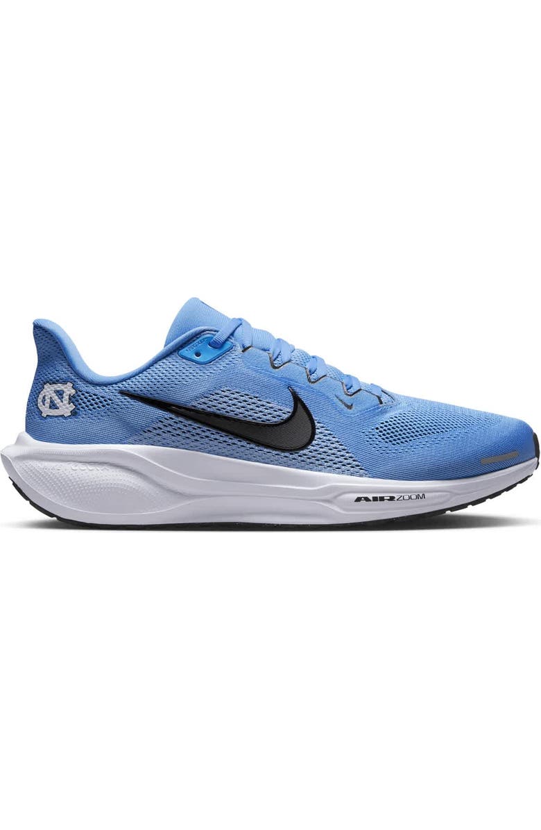 Nike Unisex Nike Carolina Blue North Carolina Tar Heels Zoom Pegasus 41 Running Shoes, Main, color, Blue