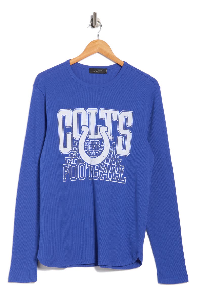 Junk Food Colts Long Sleeve Thermal Graphic T-Shirt, Alternate, color, Liberty