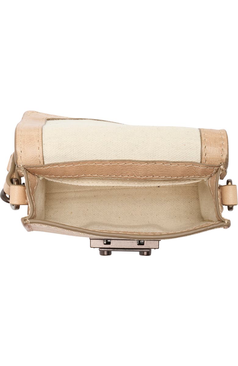 Frye Alex 4-Way Mini Leather Bag, Alternate, color, Beige