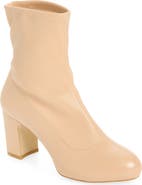 Stuart Weitzman Avenue 60 Leather Sock Bootie