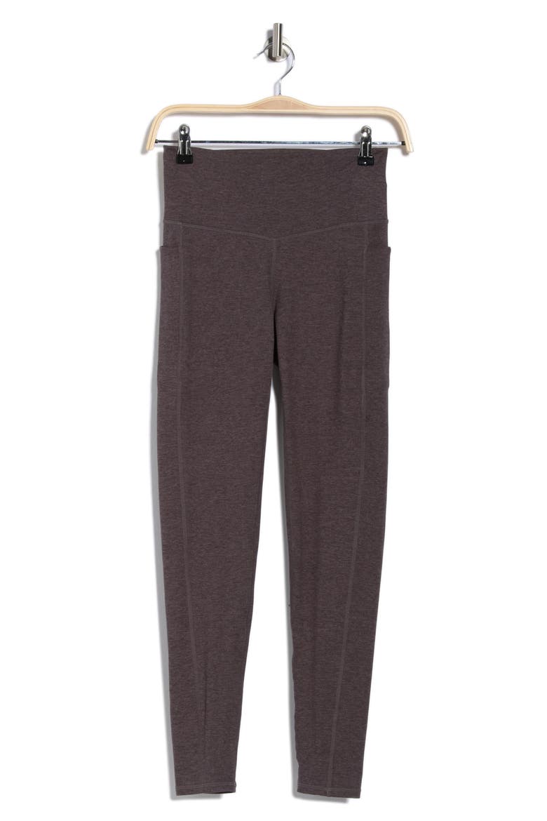 Aura High Waist Pocket Ankle Leggings, Alternate, color, GREY FORGED HEATHER