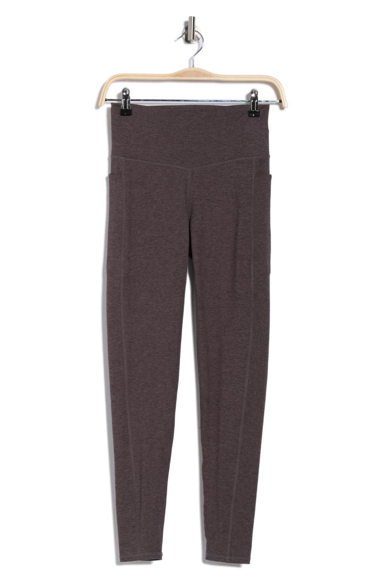 Z by Zella Aura High Waist Pocket Ankle Leggings, Alternate, color, Grey Forged Heather