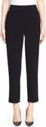 ST. JOHN Emma Crop Crepe Marocain Pants