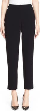 ST. JOHN Emma Crop Crepe Marocain Pants
