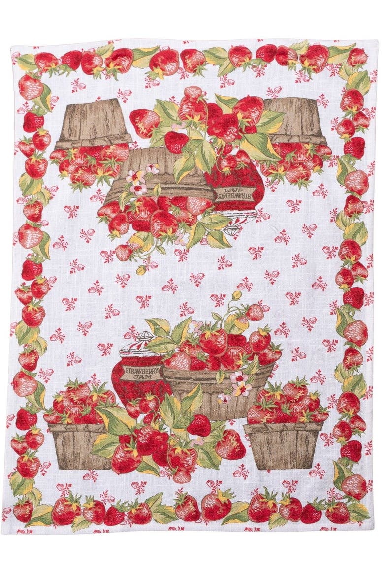 We're Jamming Tea Towel, Main, color, White