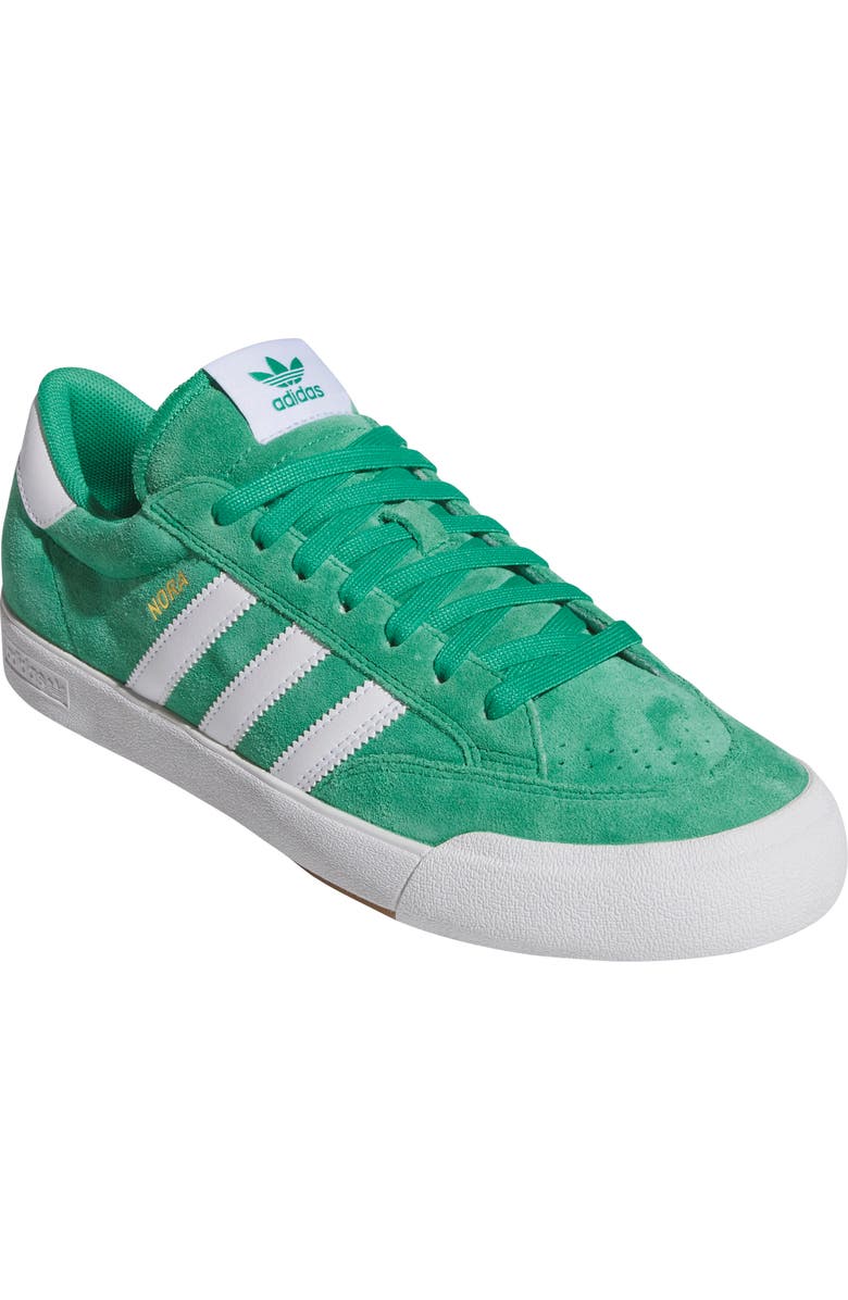 adidas Nora Sneaker, Main, color, Green/ White