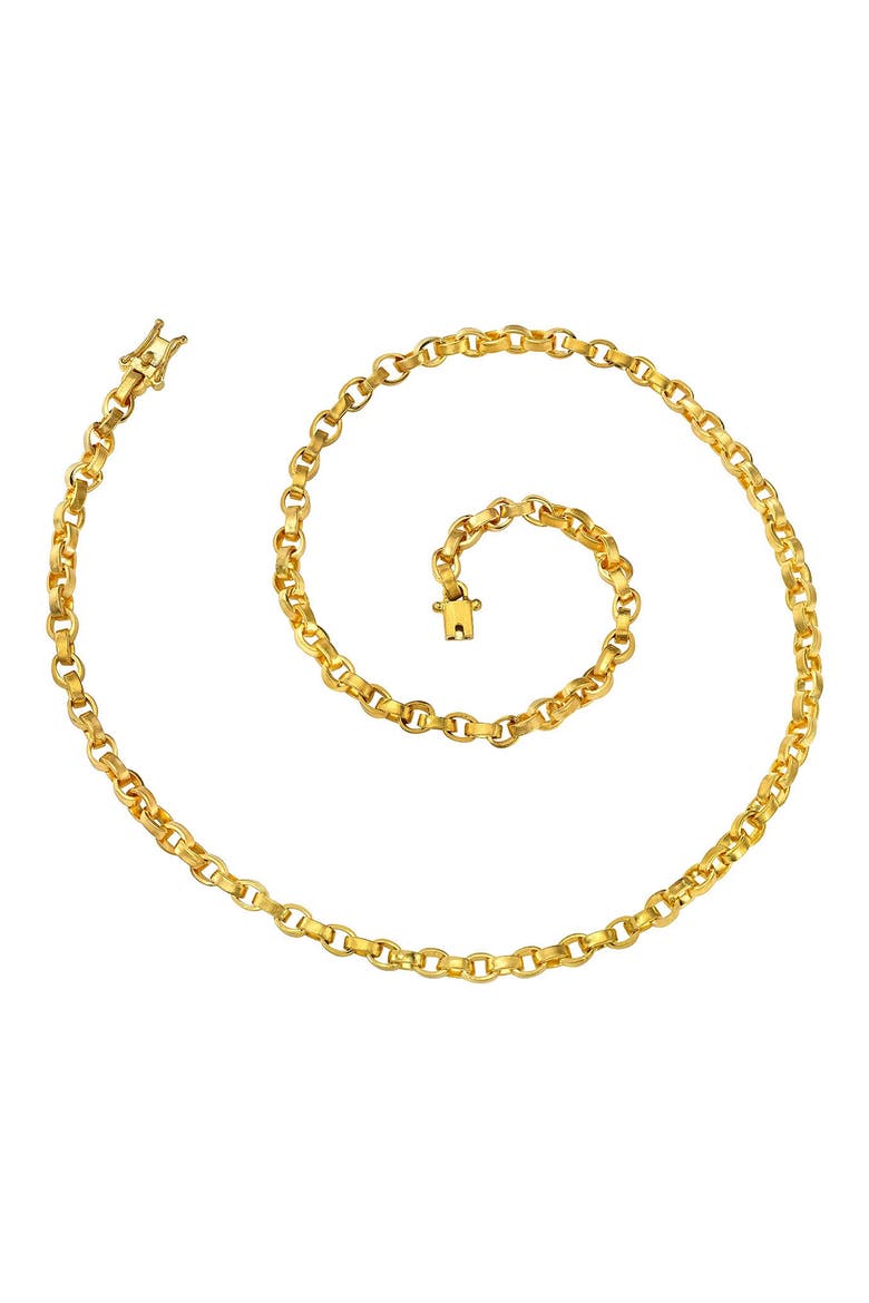 Signature Chain Necklace, Alternate, color, YELLOW GOLD