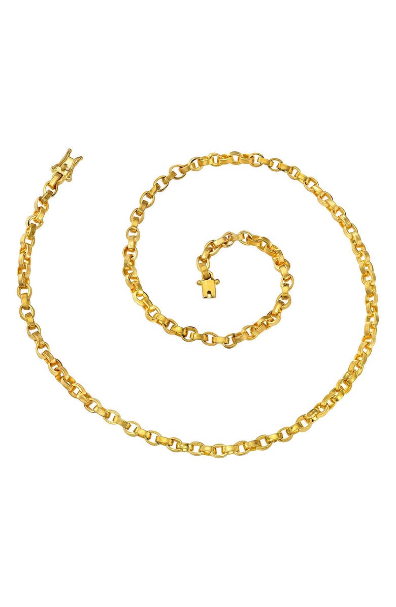 Darius Signature Chain Necklace, Alternate, color, Yellow Gold