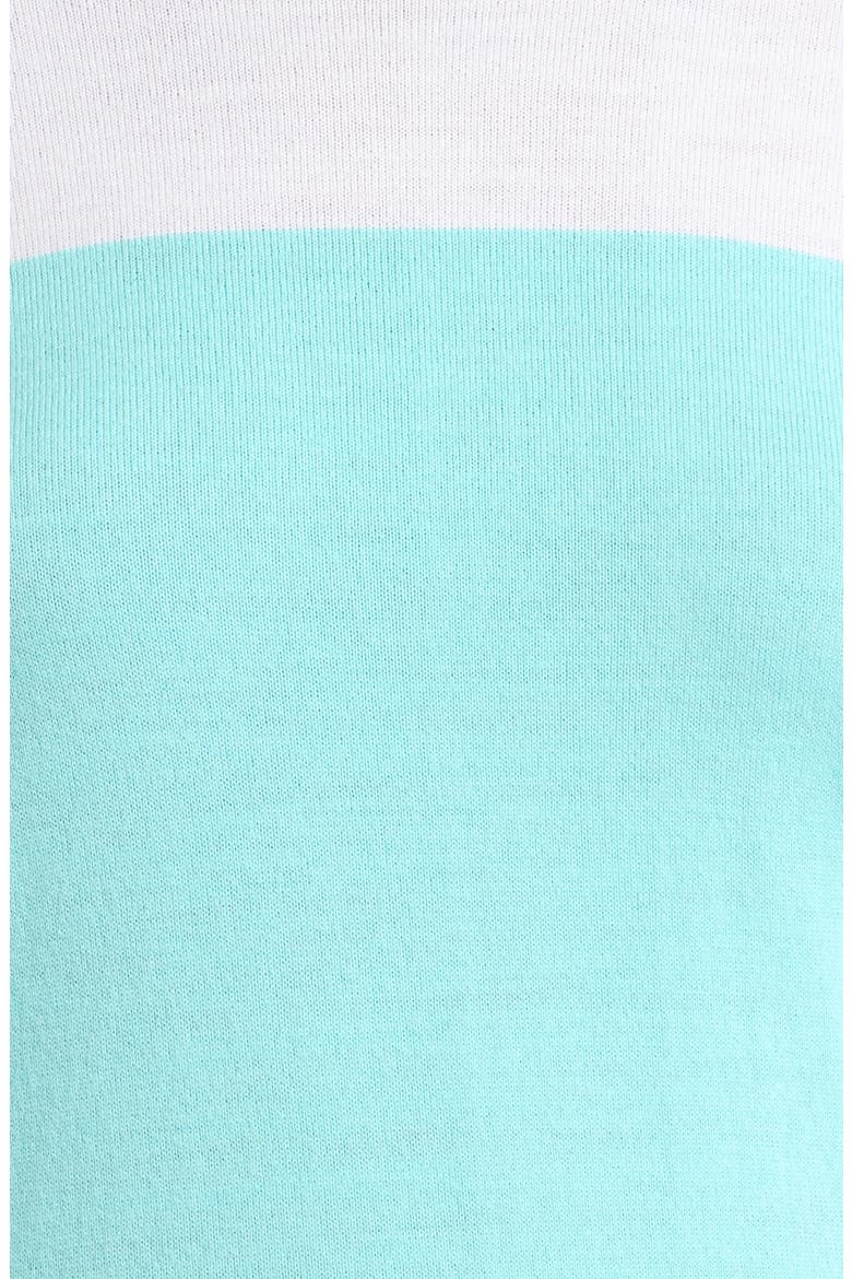 Merino Wool Blend Sweater, Alternate, color, LIMPET/ BRILLIANT WHITE