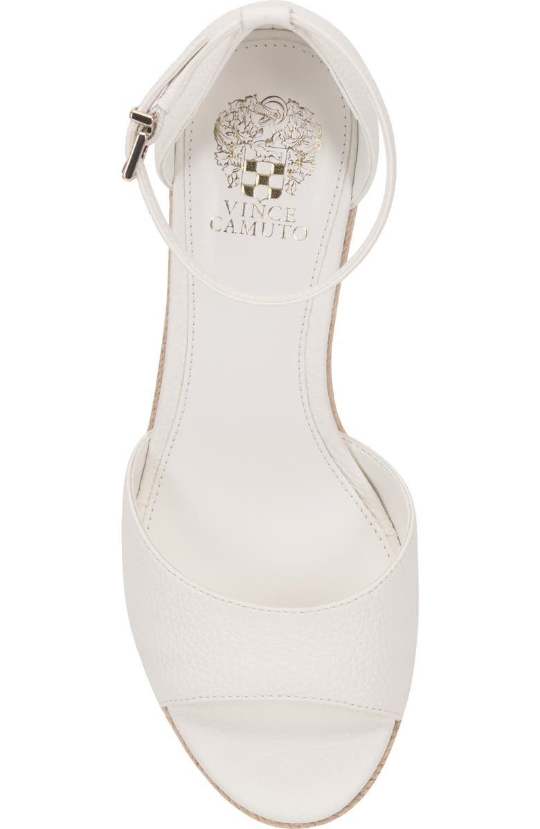 Vince Camuto Faylie Wedge Espadrille Sandal, Alternate, color, Bianco