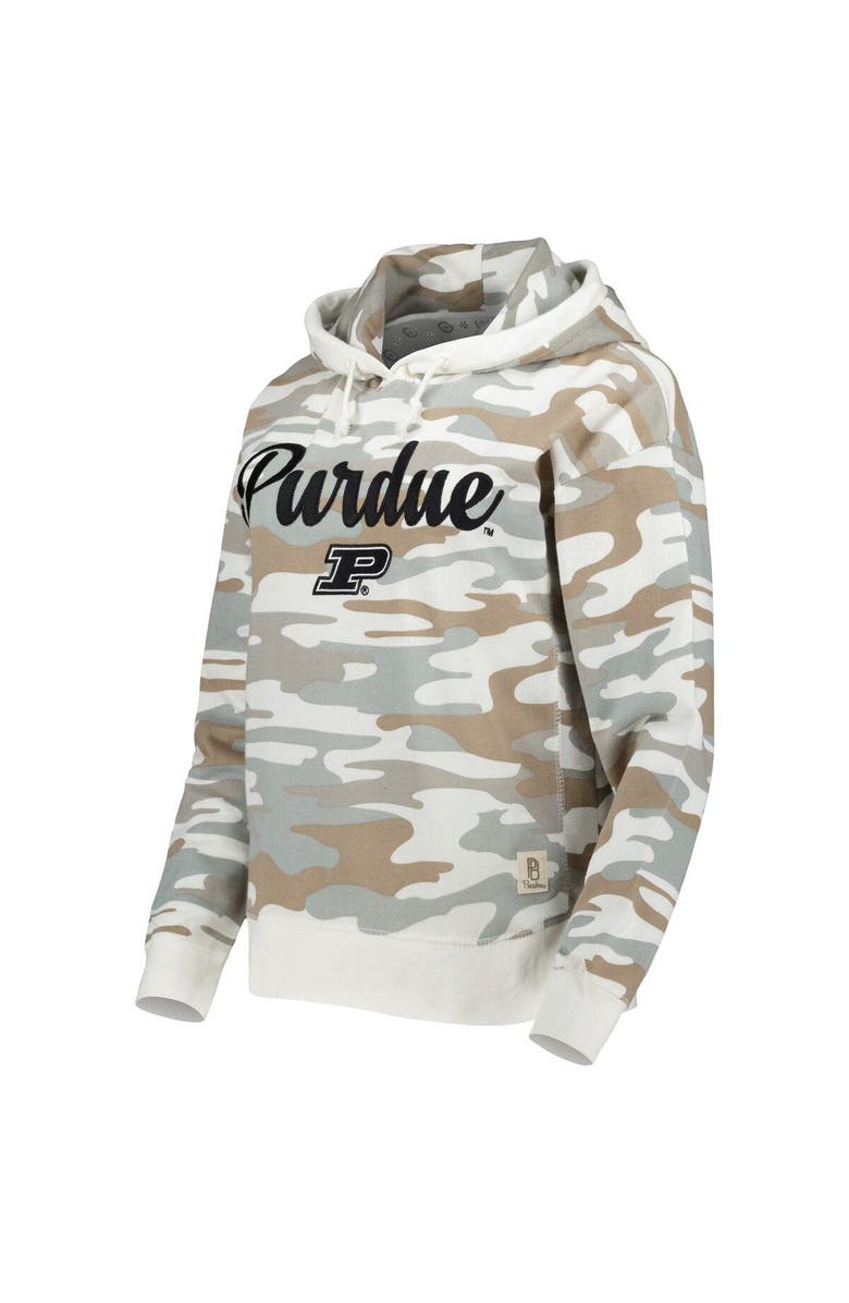 PRESSBOX Women's Pressbox Camo Purdue Boilermakers San Pablo Pullover Hoodie, Alternate, color, Camo