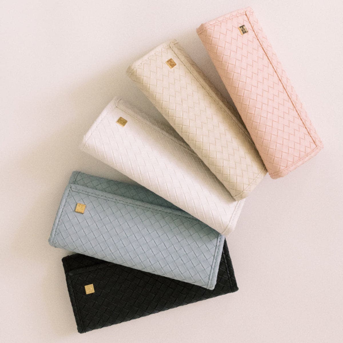 TRVL Design Woven Sand Jewel Wallet, Alternate, color, Tan