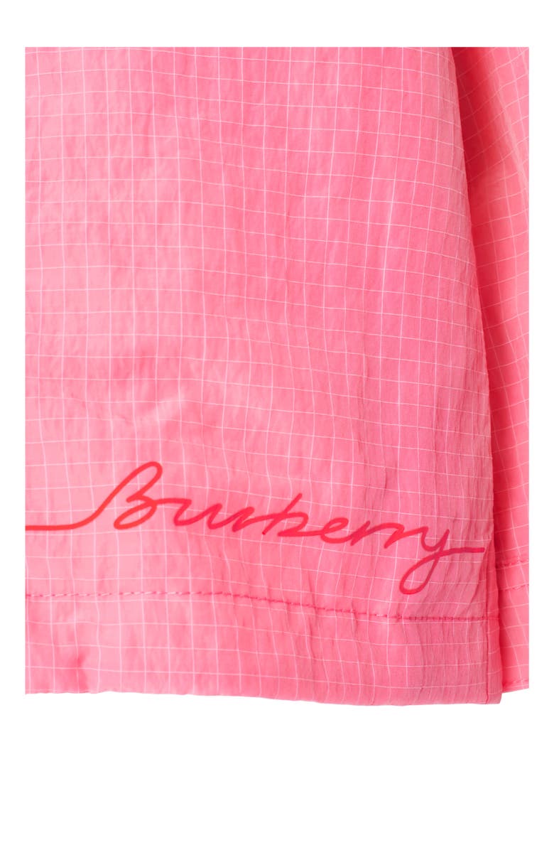 Burberry Logo Nylon Jacket, Alternate, color, Blossom