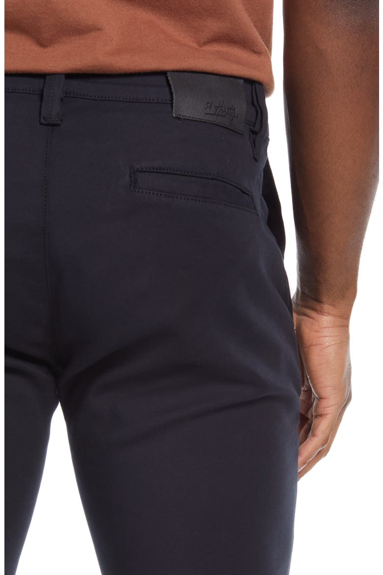 Verona Slim Fit Straight Leg Chinos, Alternate, color, BLACK HIGH FLYER
