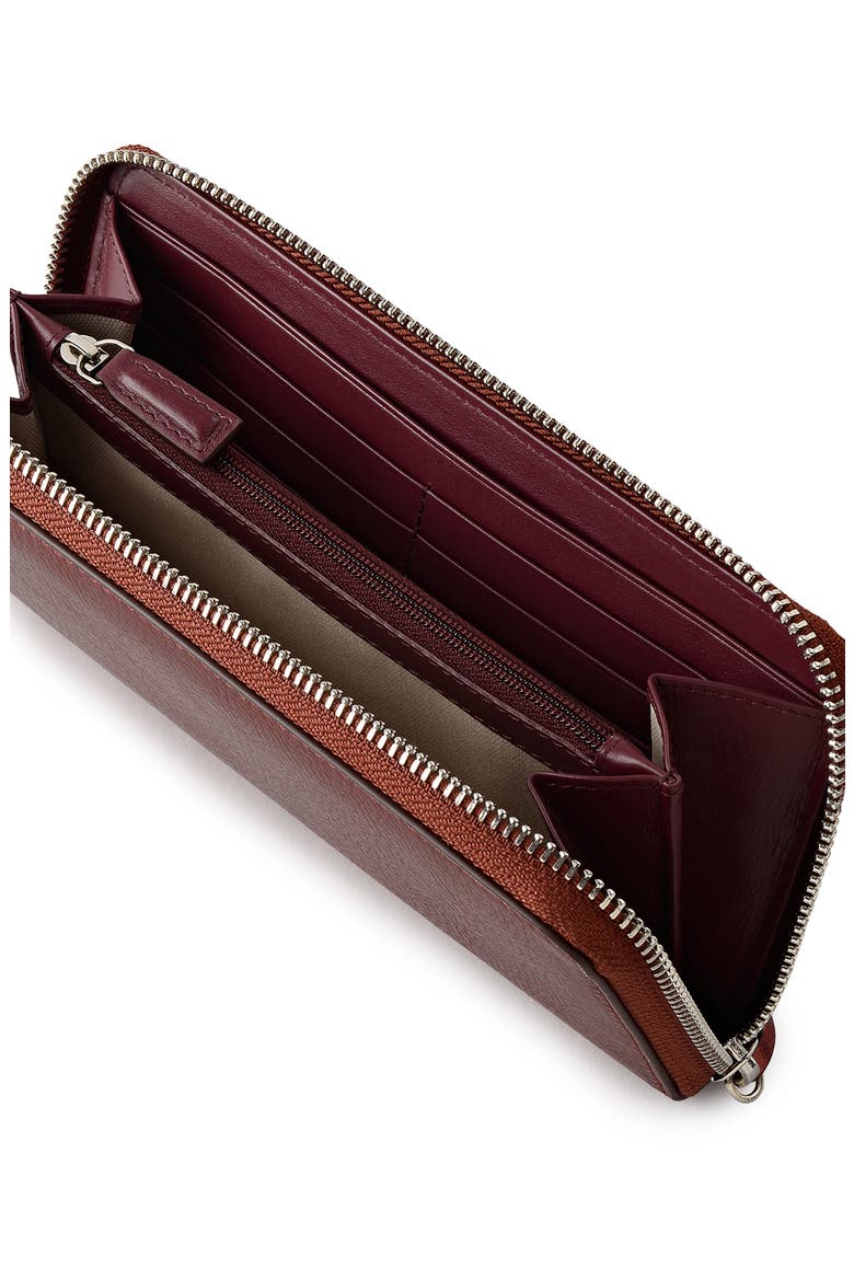 Large Carlton Close Metallic Clutch, Alternate, color, BRONZE