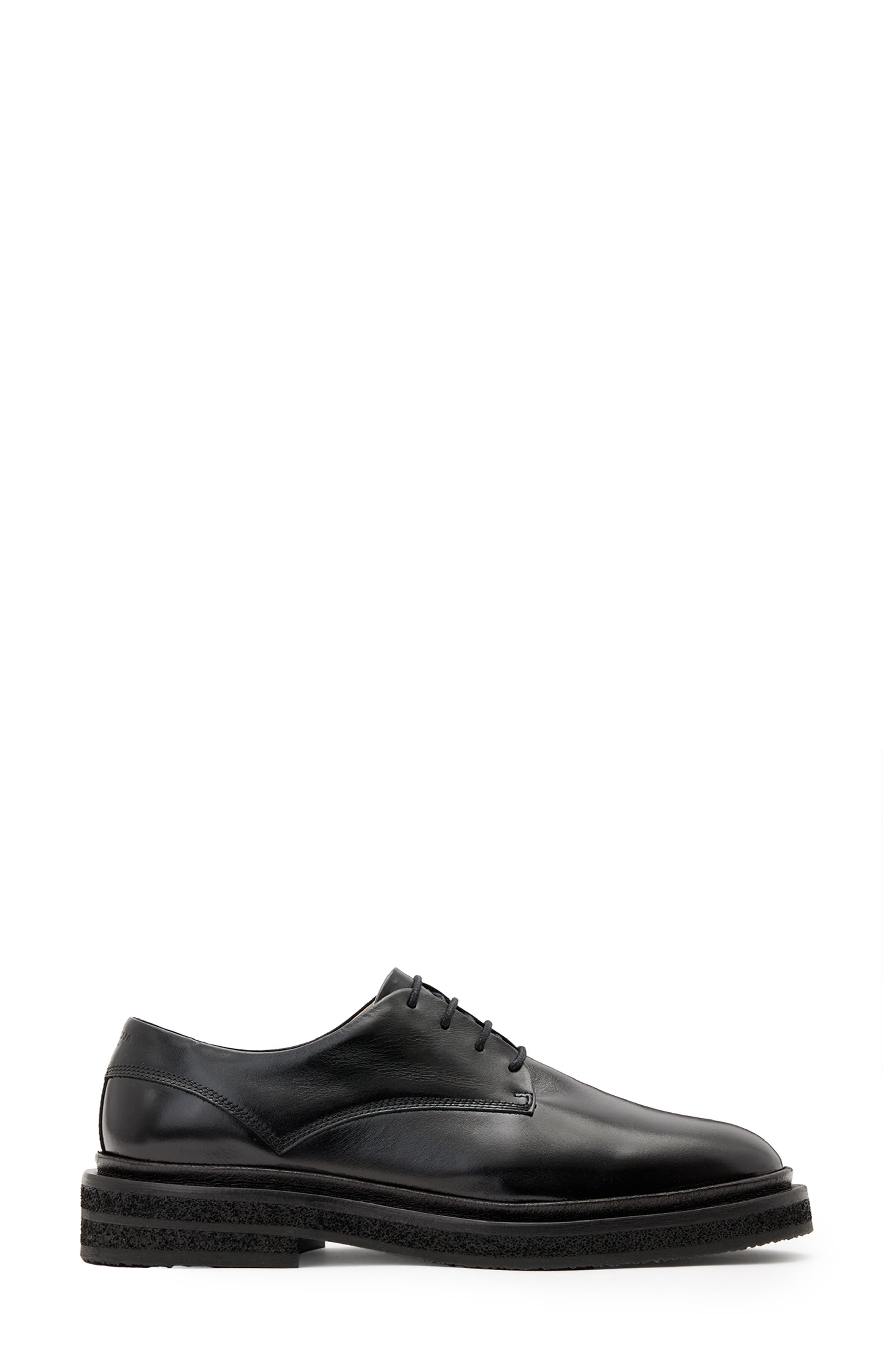 AllSaints Escher Plain Toe Derby, Alternate, color, 