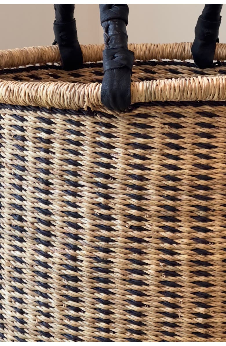 Mbare Laundry Hamper, Alternate, color, Vertical Stripe