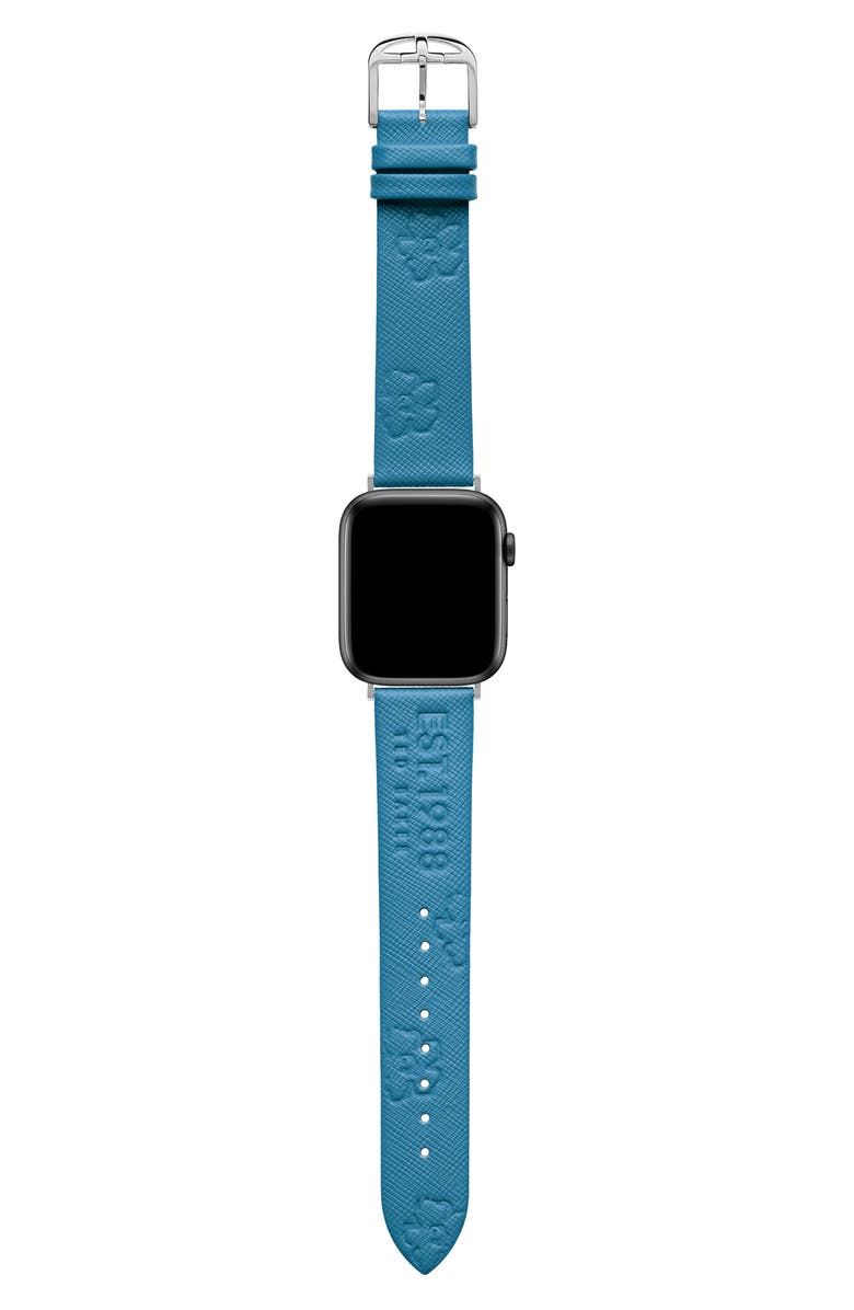 Ted Baker London Leather Apple Watch<sup>®</sup> Watchband, Alternate, color,
