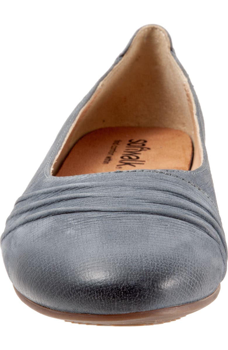 SoftWalk<sup>®</sup> Safi Flat, Alternate, color, Denim Nubuck