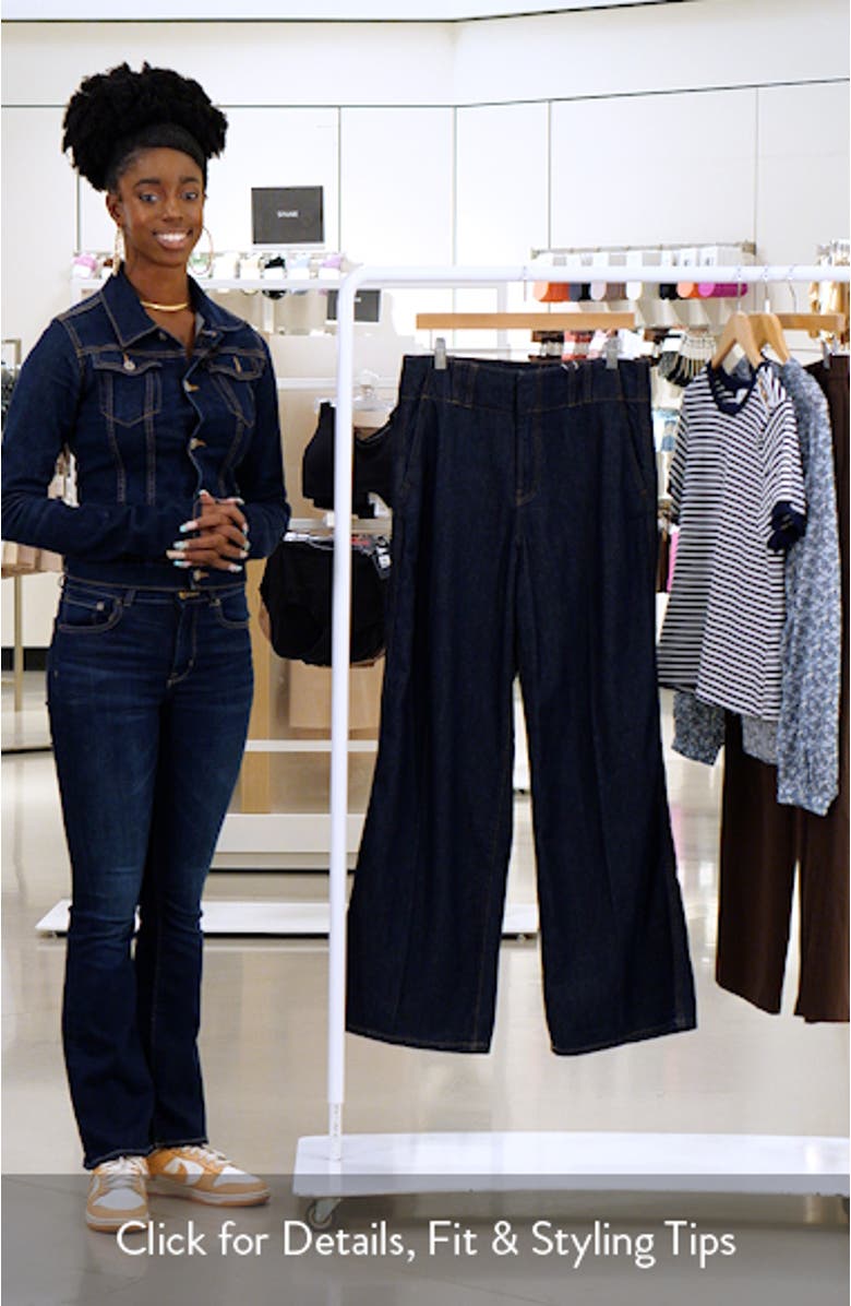 High Waist Flare Leg Jeans, sales video thumbnail
