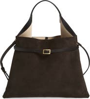 Ree Projects Mini Clare Belted Soft Pebble Grain Leather Tote