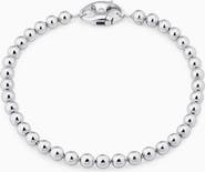 Oradina Sterling Silver Baller Bead Bracelet