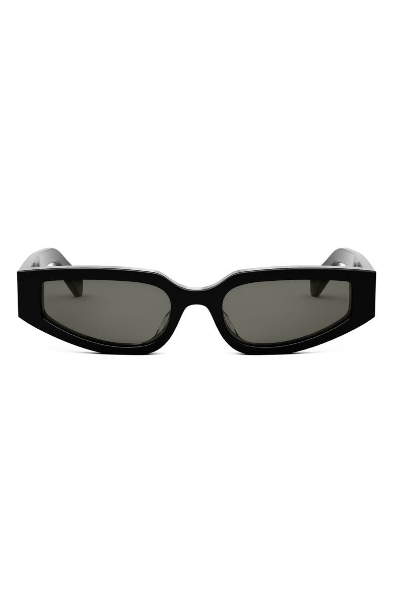 CELINE Triomphe 54mm Geometric Sunglasses, Main, color,