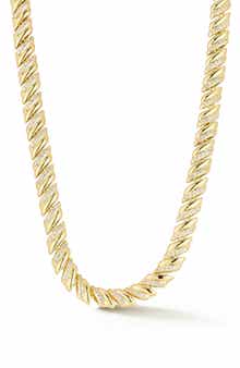 GLAZE JEWELRY Cubic Zirconia Pavé Tennis Necklace