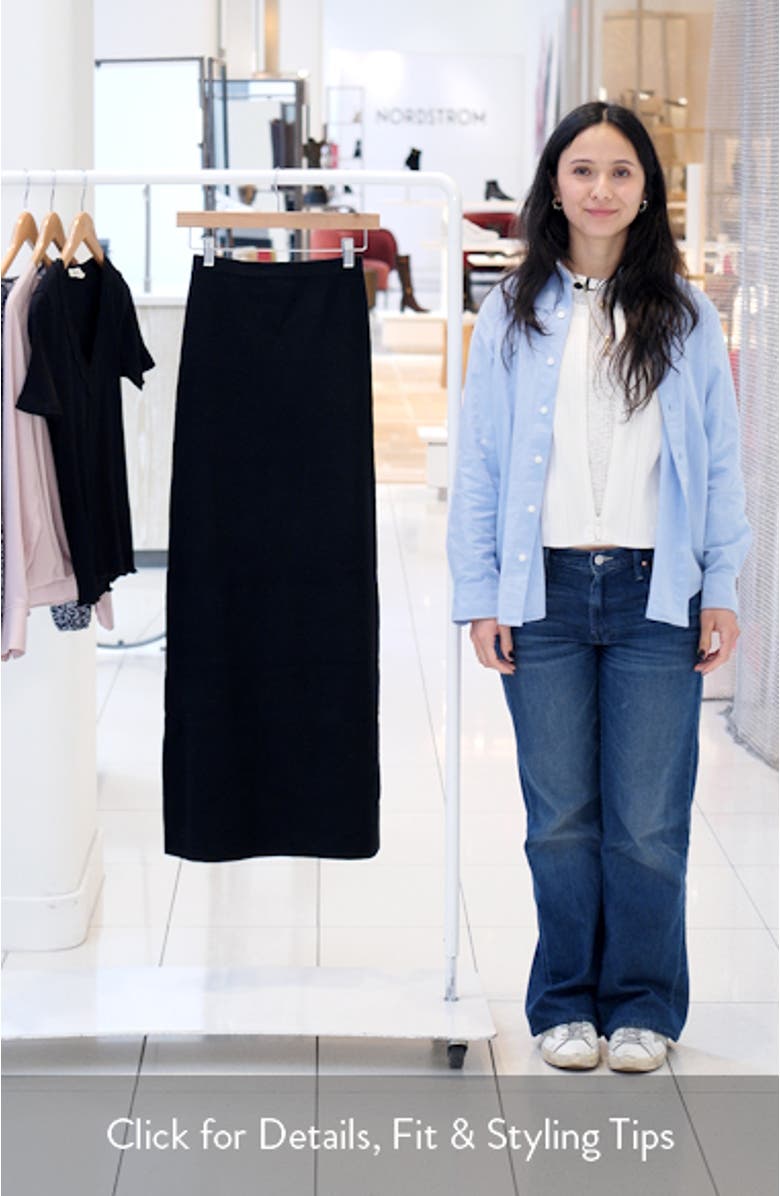 London Knit Maxi Skirt, sales video thumbnail