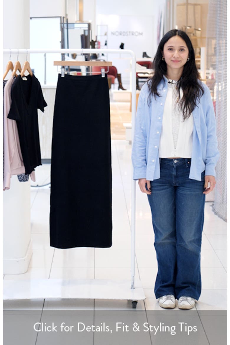 London Knit Maxi Skirt video