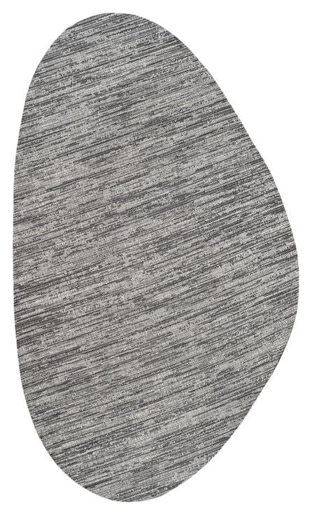Callan Modern Rustic Abstract Indoor/Outdoor Shaped Area Rug