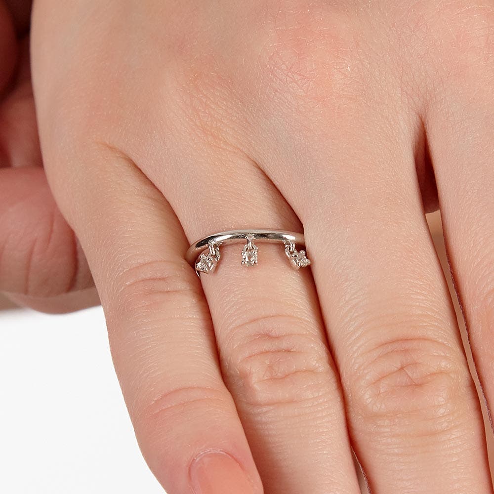 Lucy Quartermaine Skinny Drip Tri Ring (Women) | Nordstrom