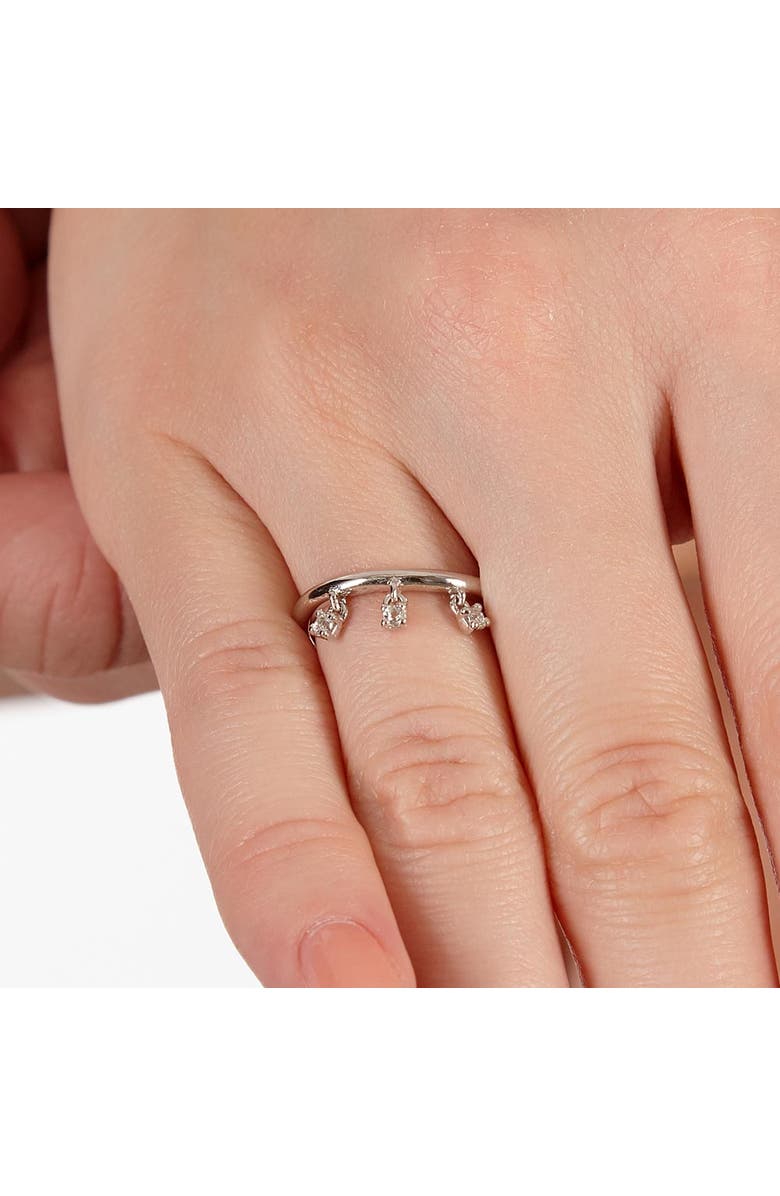 Lucy Quartermaine Skinny Drip Tri Ring, Alternate, color, Sterling Silver