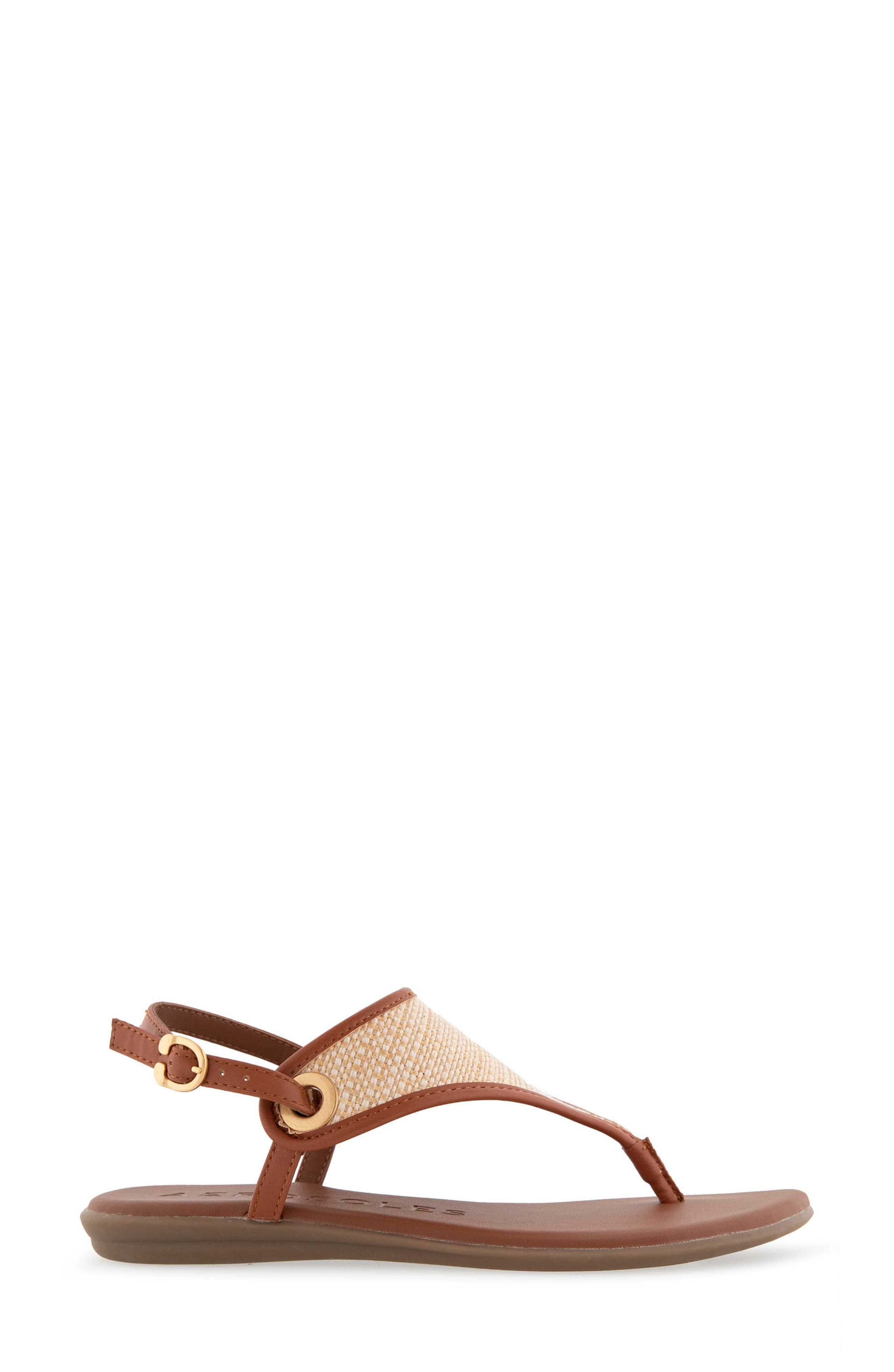 Aerosoles Conclusion Slingback Sandal, Alternate, color, Natural Crochet Raffia