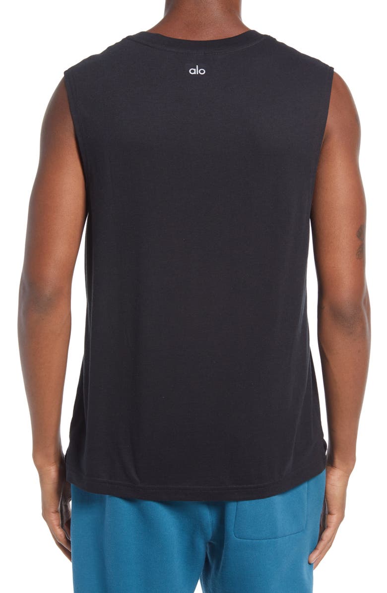 Alo The Triumph Sleeveless T-Shirt, Alternate, color, 