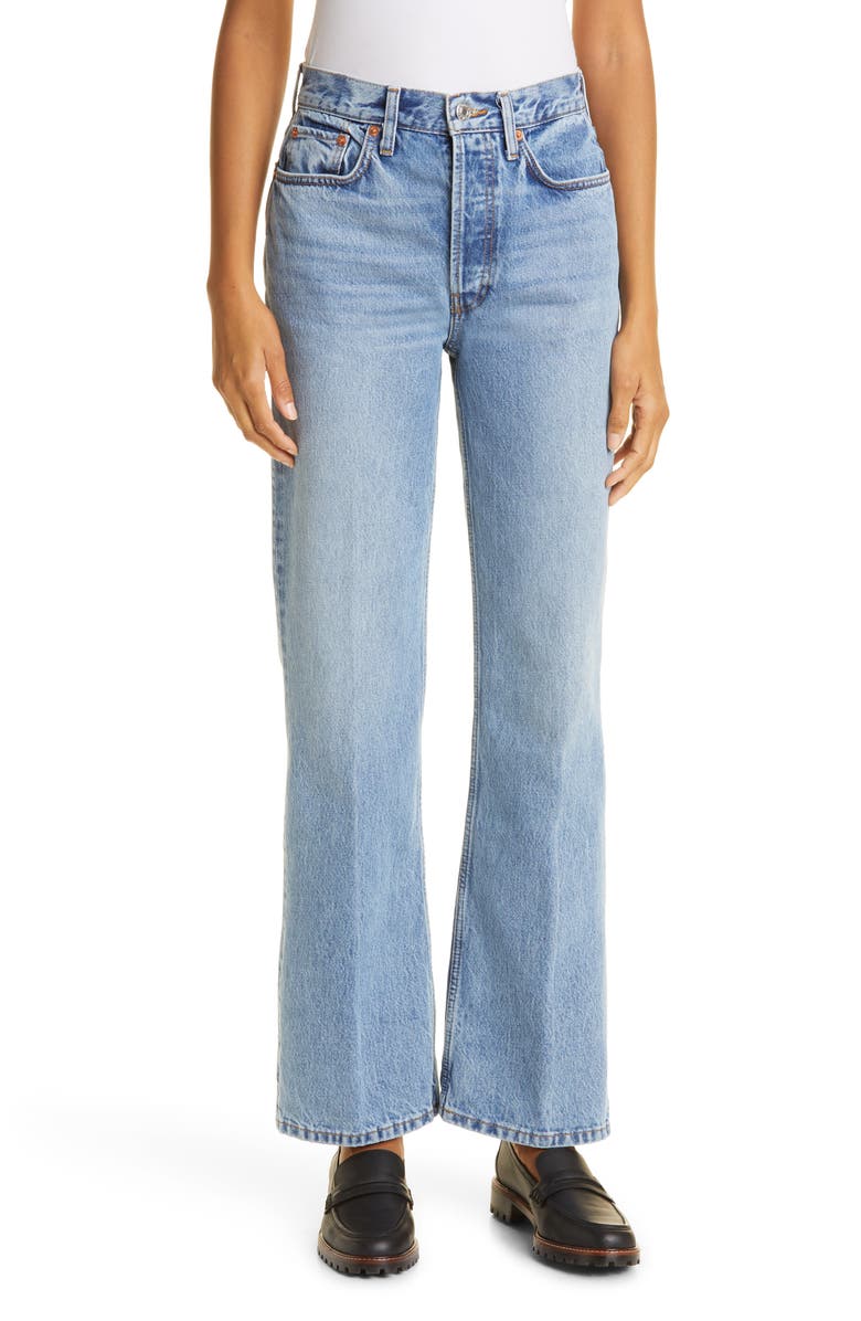 Re/Done '70s High Waist Bootcut Jeans, Main, color,