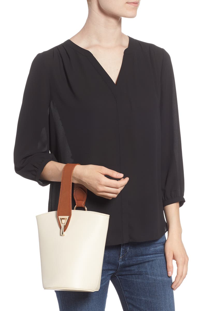 Street Level Top Handle Bucket Bag, Alternate, color,