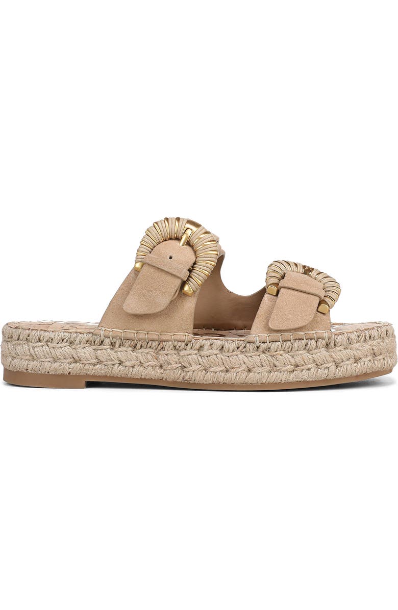 Sam Edelman Tabbey Espadrille Platform Slide Sandal, Alternate, color, Cyprus Tan